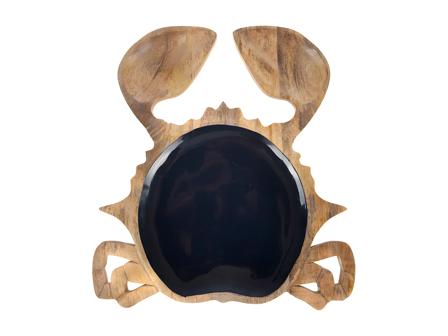 Vide poche Crabe bleu en bois