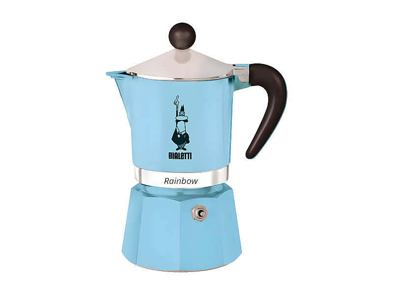 Cafetière 3 tasses Rainbow bleu