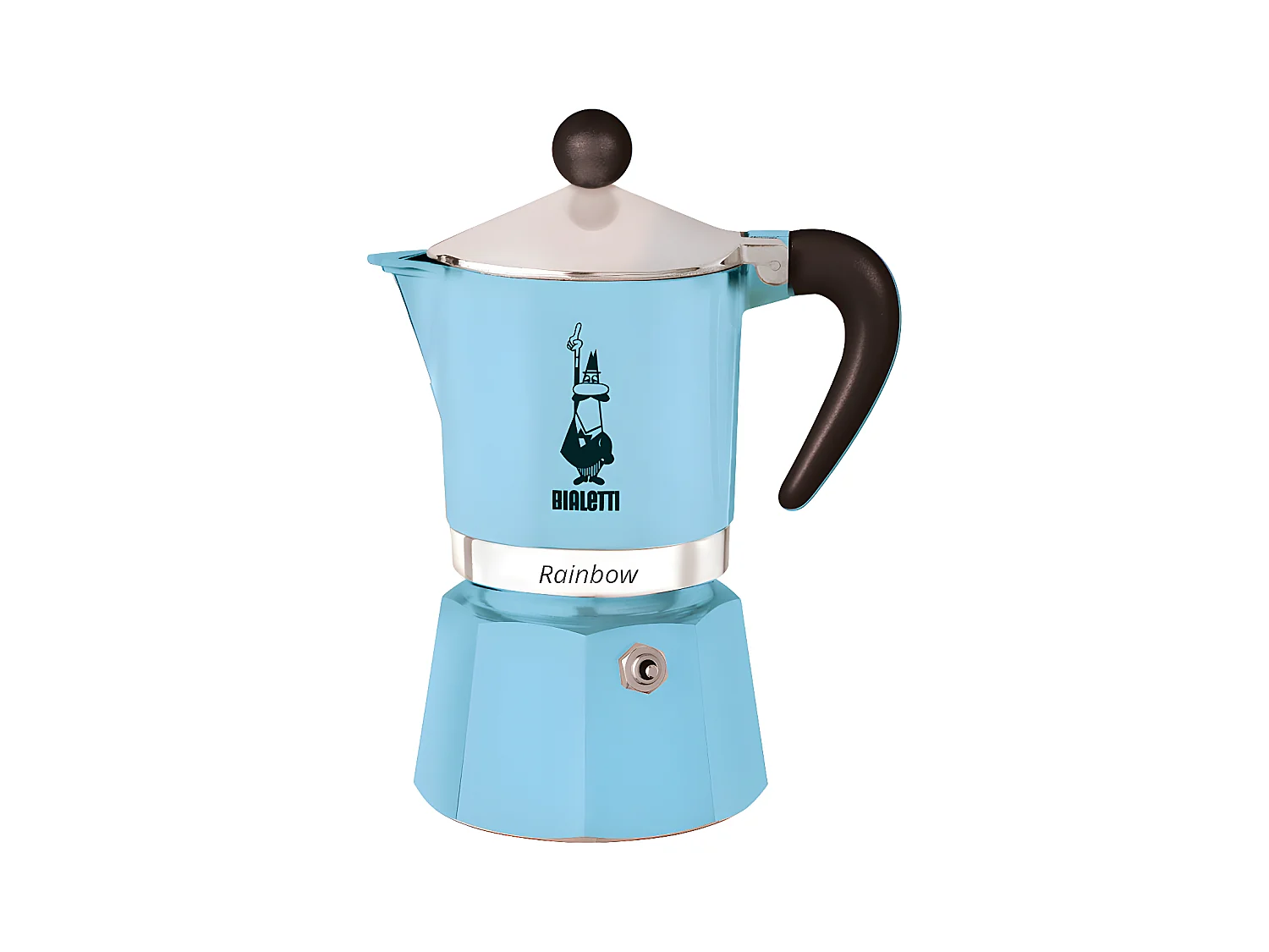 Cafetière 3 tasses Rainbow bleu