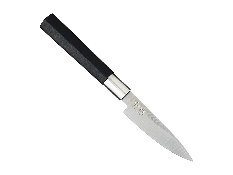 Cuchillo Universal Wasabi Black 10cm de Acero Pulido y Mango de Bambú