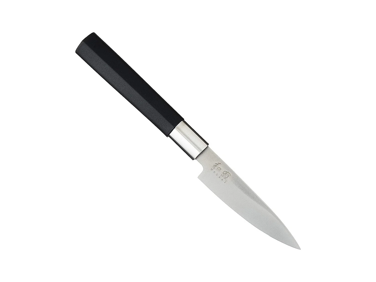 Universeel Mes Wasabi Black 10cm van Gepolijst Staal en Handvat van Bamboe