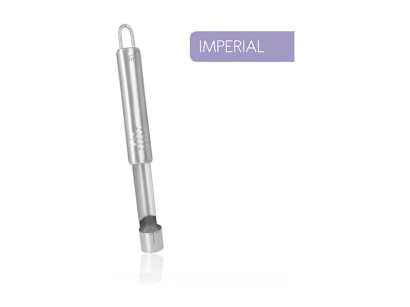 Vide-pommes Inox Argent 20.5 cm Diamètre 2.5 cm