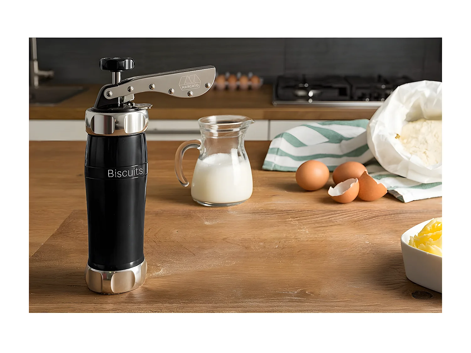 Presse à biscuits Noire