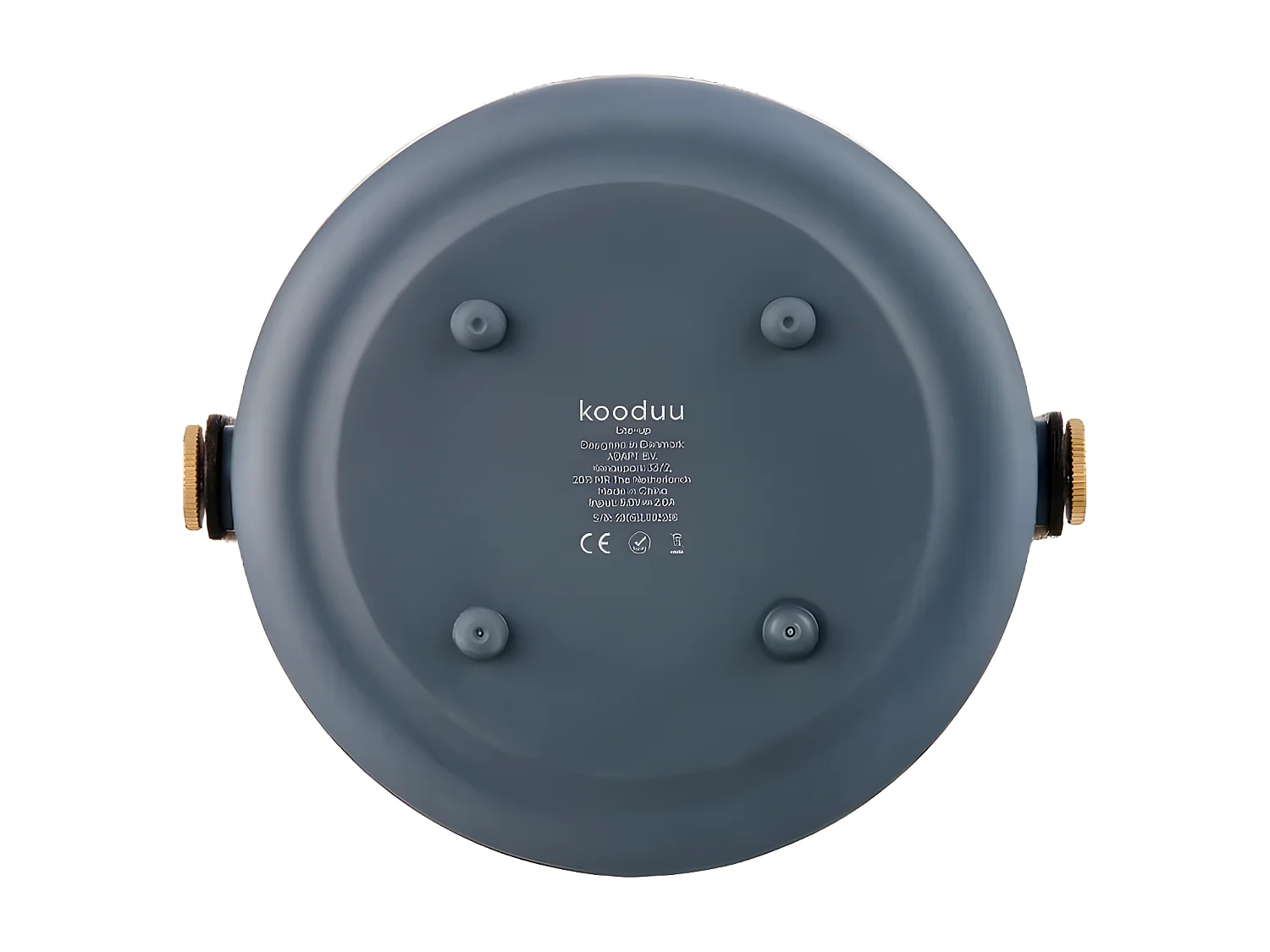 Kooduu Lampe portable lite-up - lumière dimmable, rechargeable via usb - utilisation intérieure et extérieure, couleur bleu - Lite-up Ocean 2.0