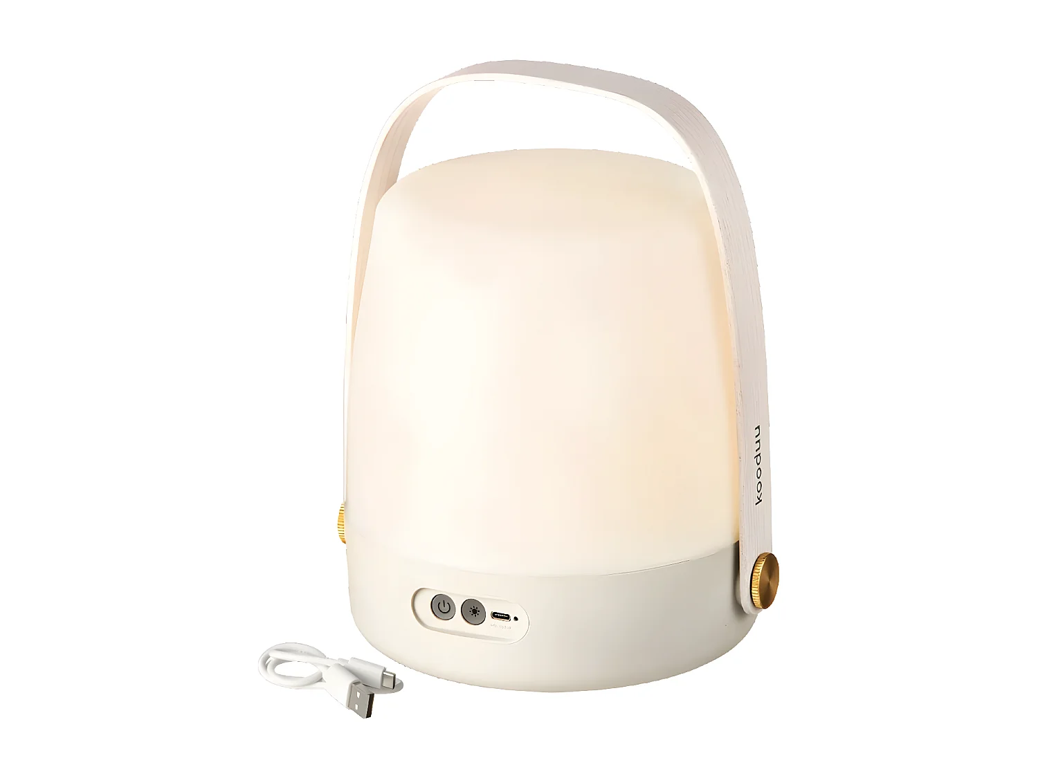 Kooduu Lampe portable lite-up rechargeable beige - Lite-up Sand 2.0