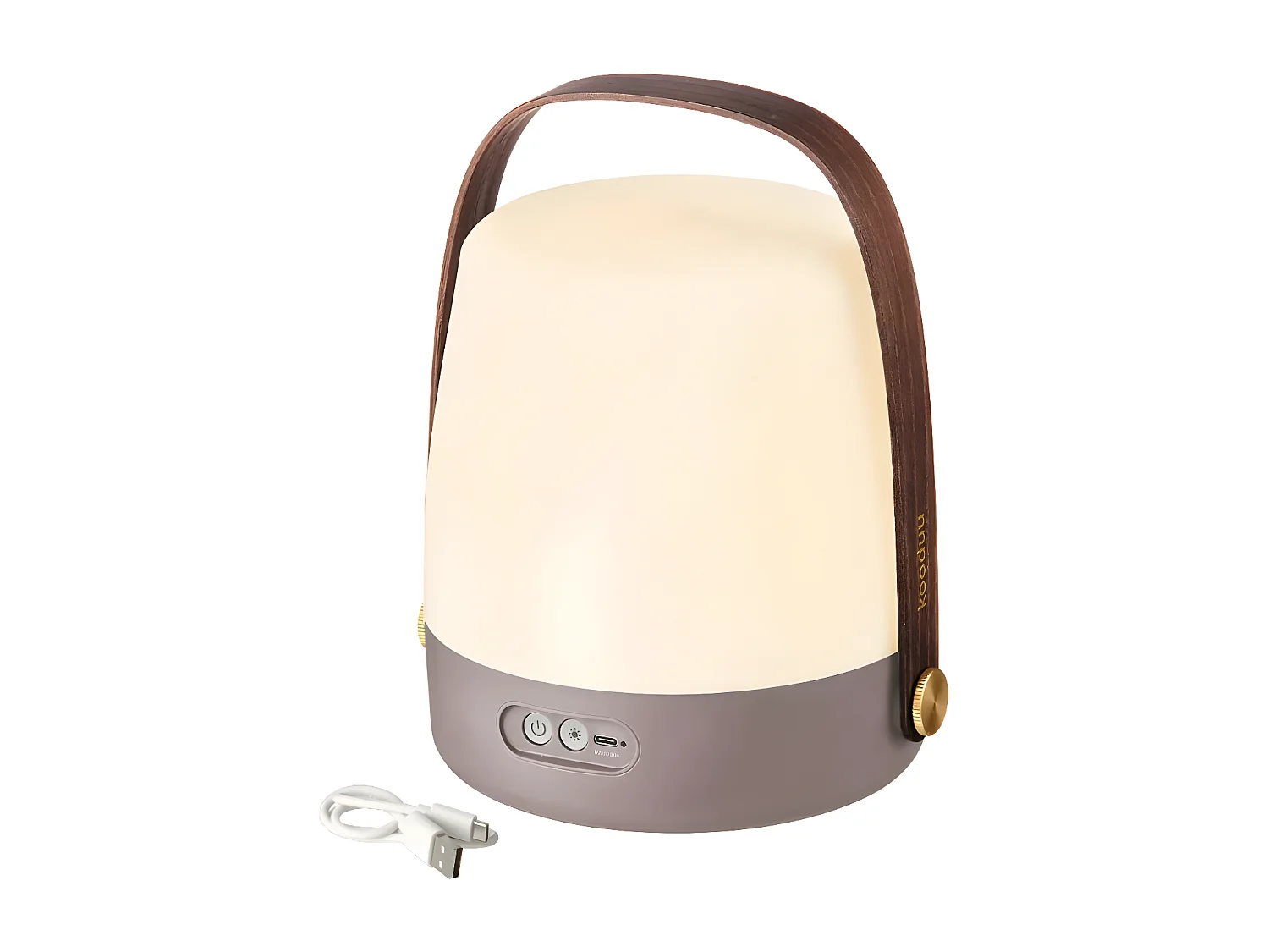 Kooduu Lampe portable lite-up rechargeable taupe - Lite-up Earth 2.0
