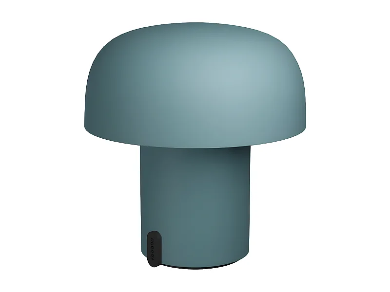 Kooduu Lampe de table portable, dimmable et rechargeable via usb, couleur turquoise - Sensa Smokey Teal