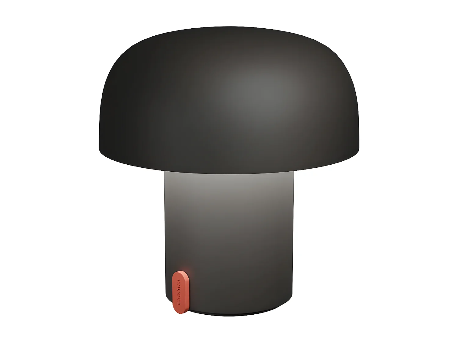 Kooduu Lampe de table portable, dimmable et rechargeable via usb, couleur anthracite - Sensa Anthracite