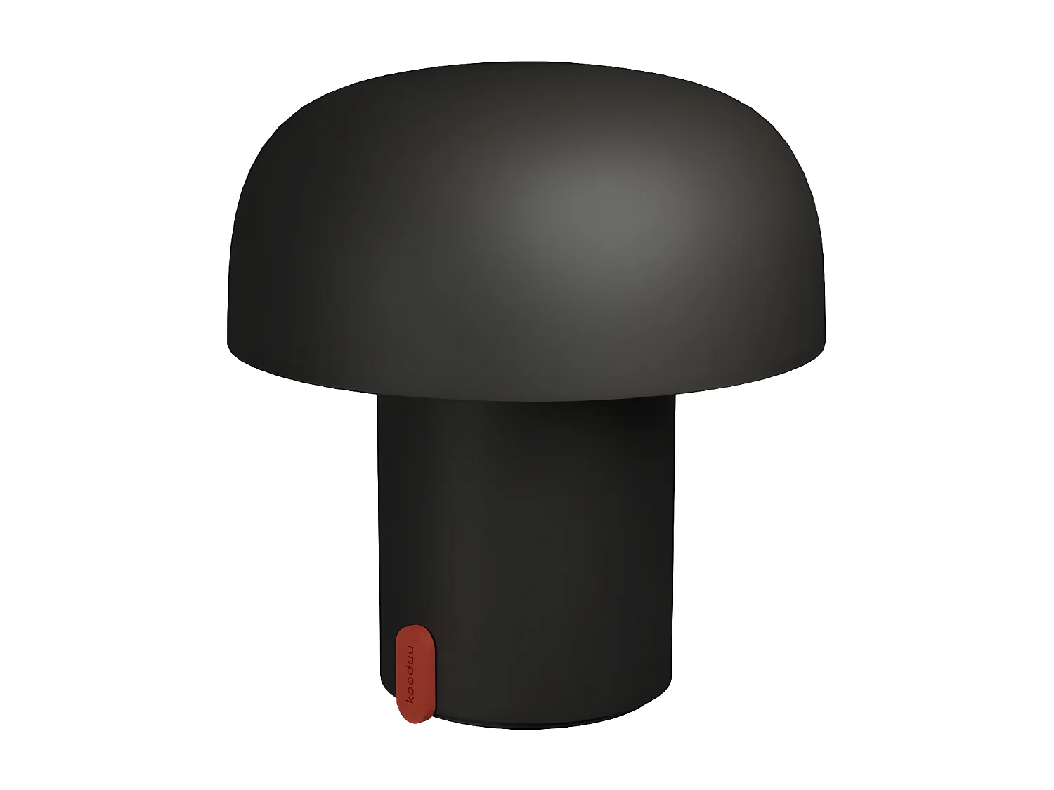 Kooduu Lampe de table portable, dimmable et rechargeable via usb, couleur anthracite - Sensa Anthracite