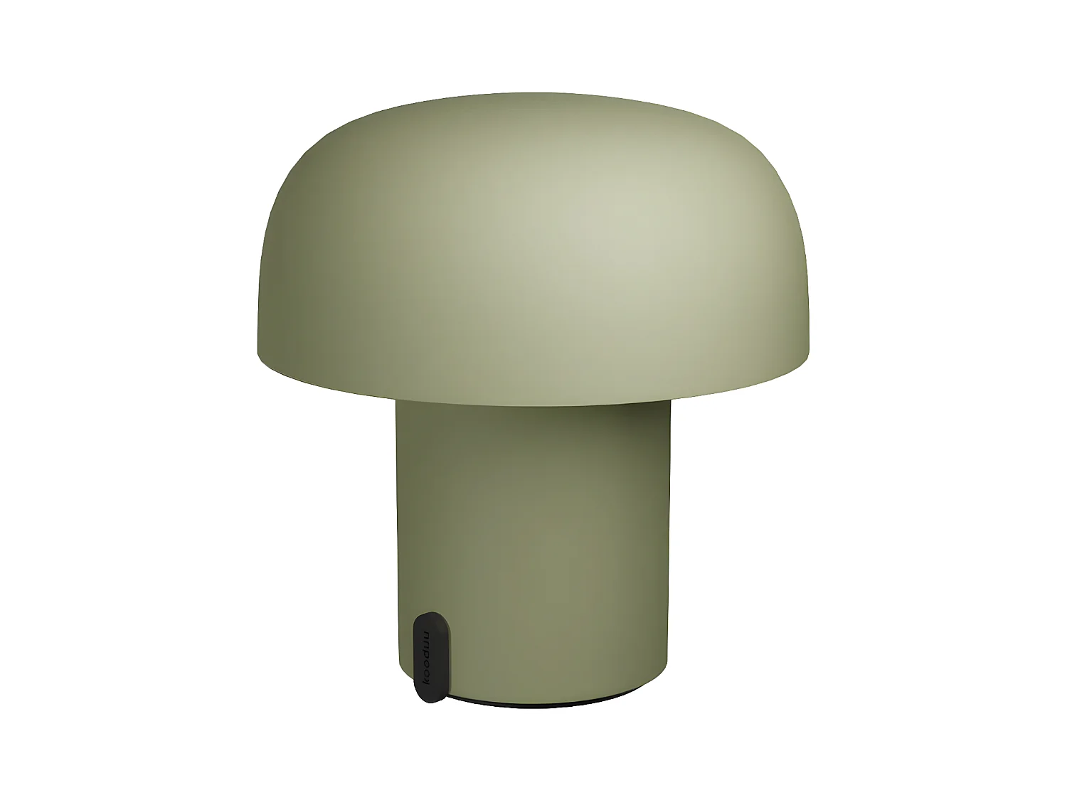 Kooduu Lampe de table portable, dimmable et rechargeable via usb, couleur mousse vert - Sensa Moss