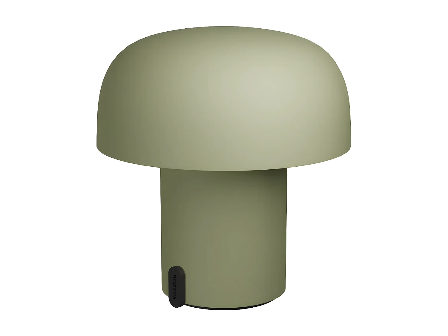 Kooduu Lampe de table portable, dimmable et rechargeable via usb, couleur mousse vert - Sensa Moss