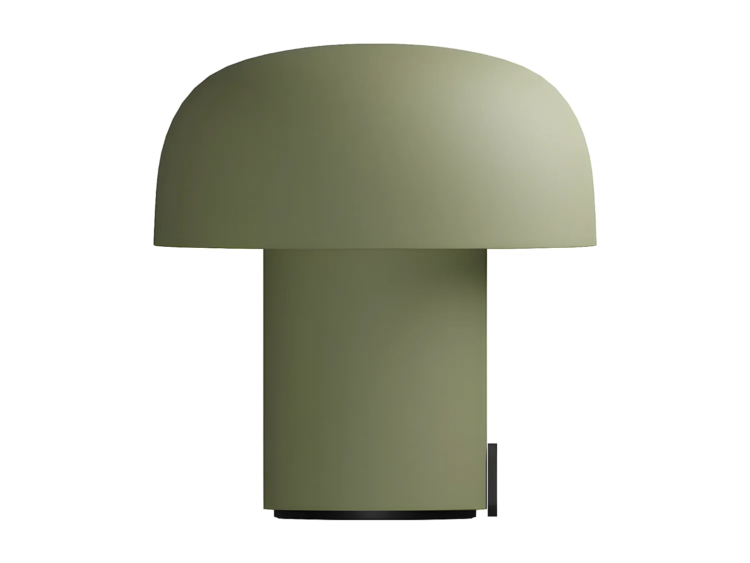 Kooduu Lampe de table portable, dimmable et rechargeable via usb, couleur mousse vert - Sensa Moss