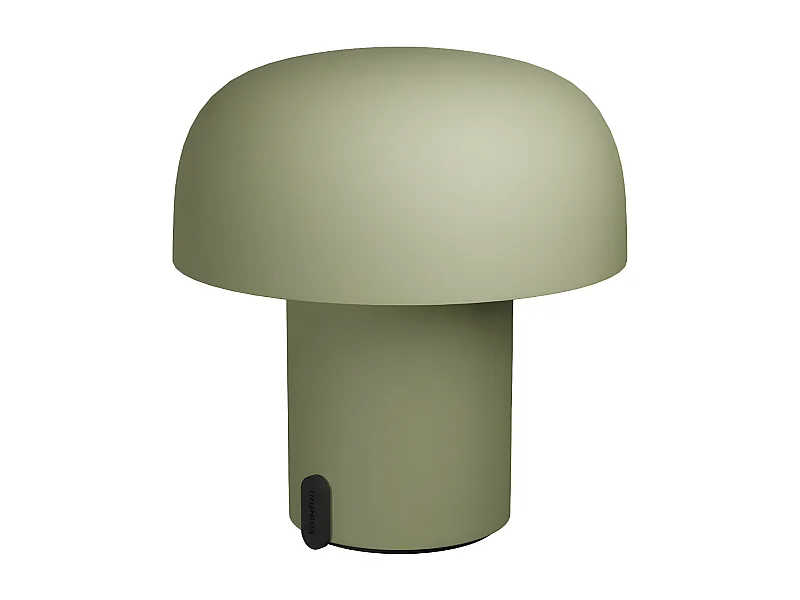 Kooduu Lampe de table portable, dimmable et rechargeable via usb, couleur mousse vert - Sensa Moss