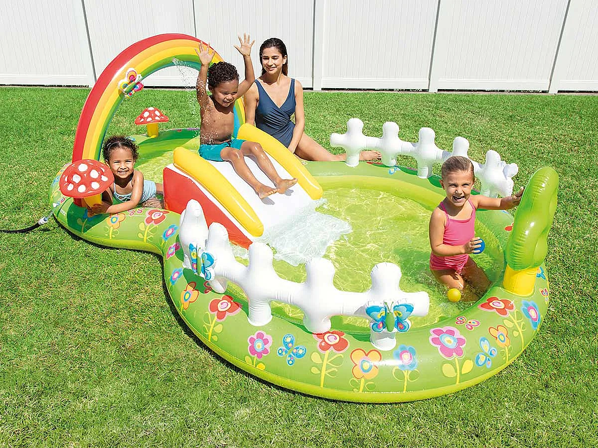 Aire de jeux gonflable Mon Jardin - Intex