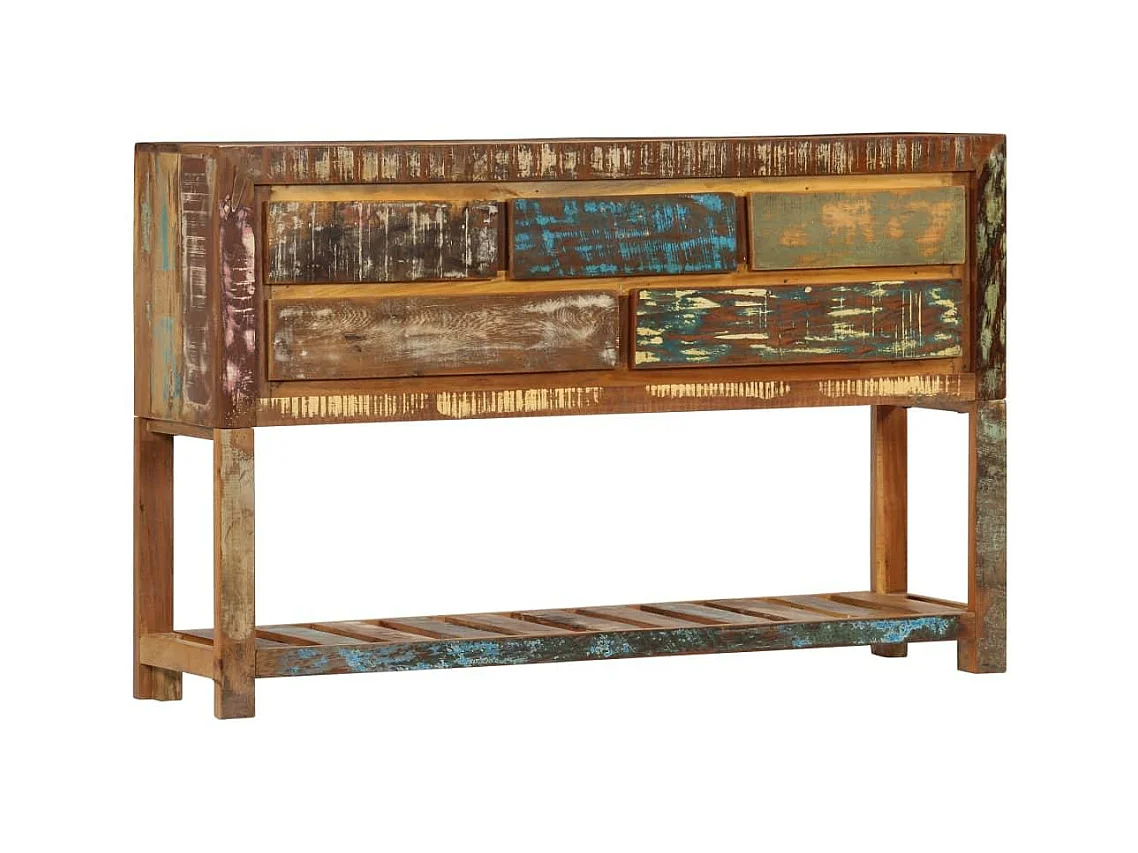 bahut armoire console bois marron 100 x 30 x 75 cm 4402172