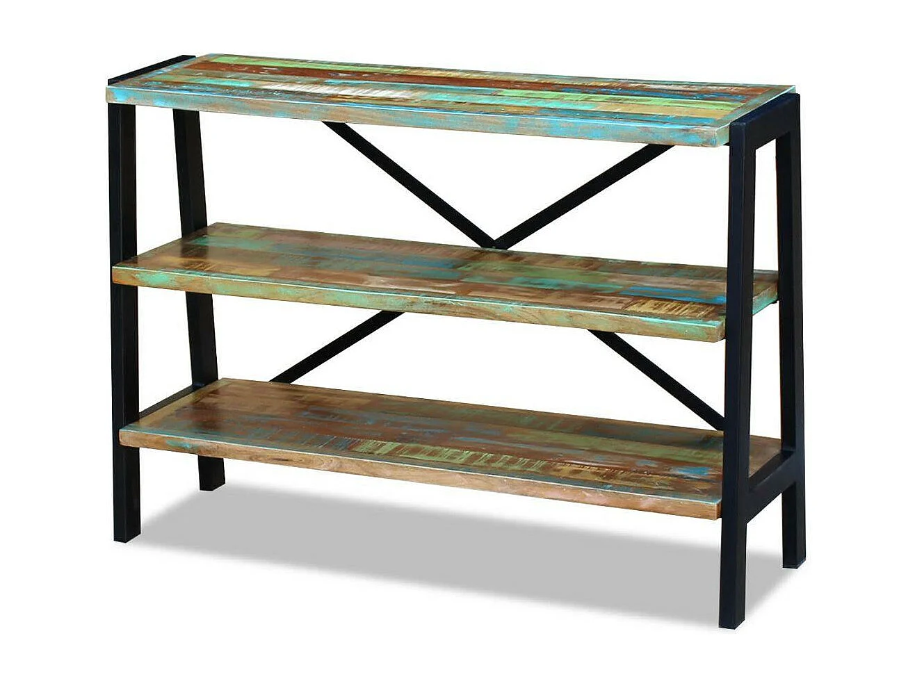 bahut armoire console bois marron 100 x 30 x 75 cm 4402008