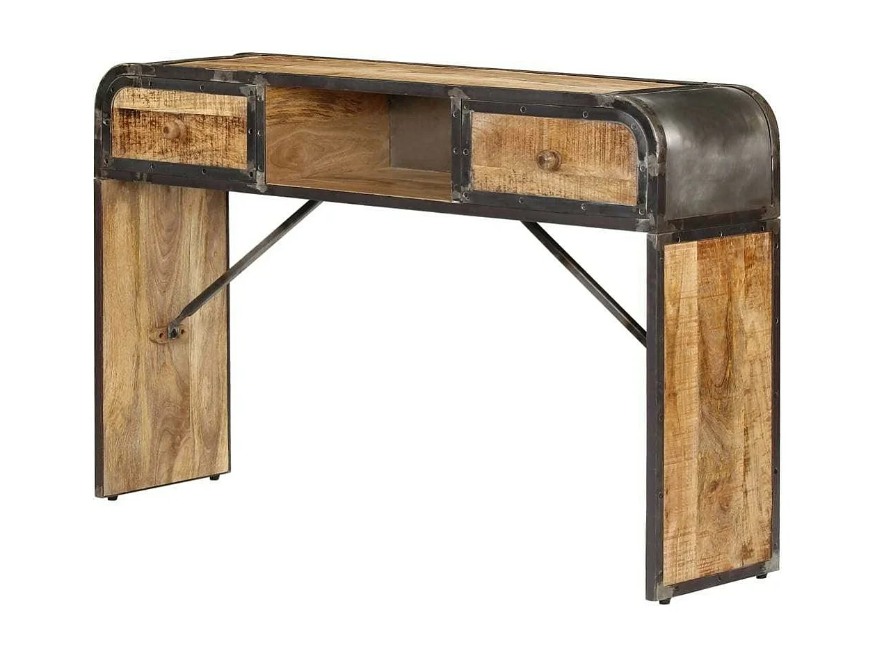 Buffet aparador console armário de armazenamento 120 cm madeira de mangueira maciça 4402200