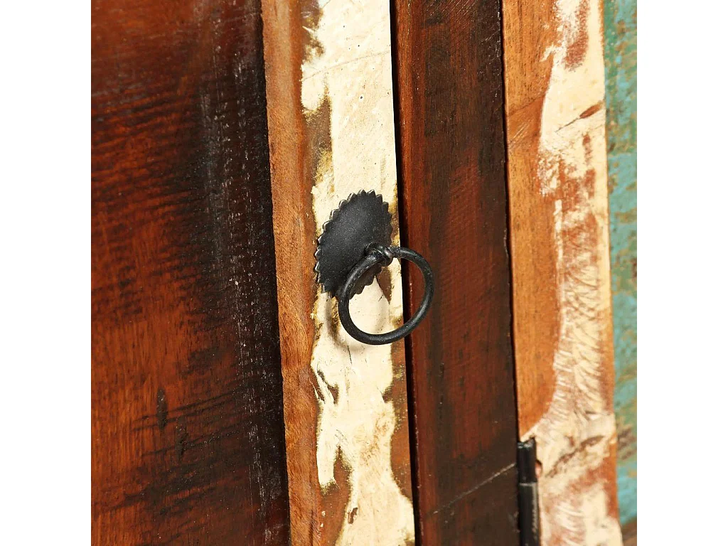 Aparador buffet mueble consola mueble de almacenamiento madera maciza recuperada 120 cm 4402181