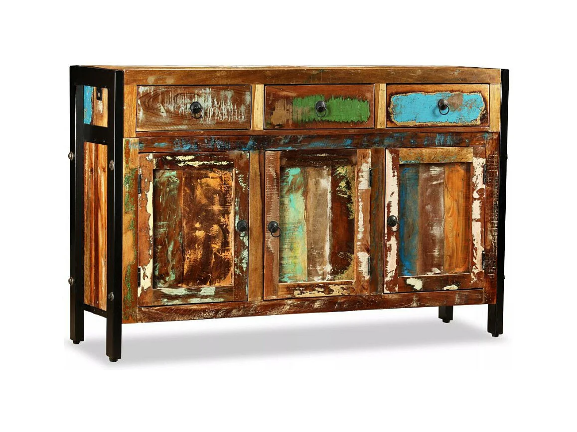 bahut armoire console bois marron 120 x 35 x 76 cm 4402181
