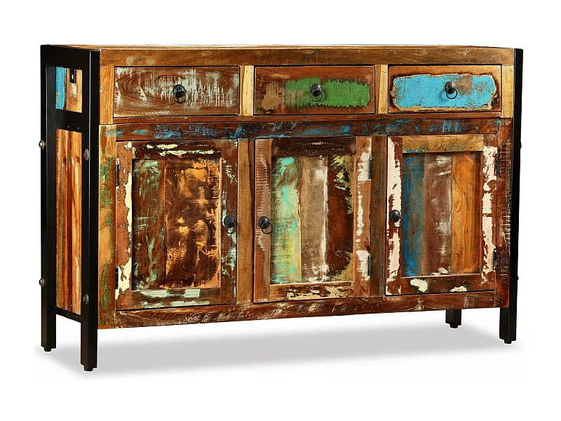 bahut armoire console bois marron 120 x 35 x 76 cm 4402181