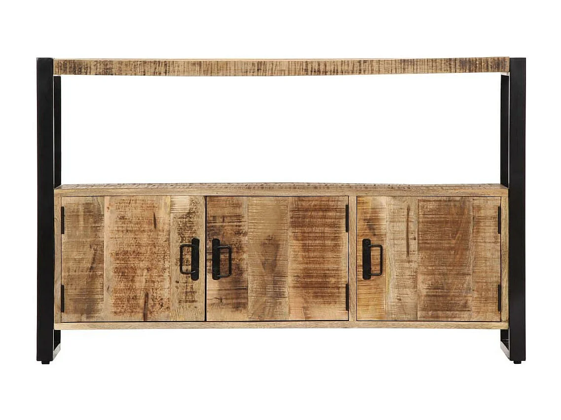 Aparador consola mueble auxiliar de almacenaje 120 cm madera maciza de mango 4402226