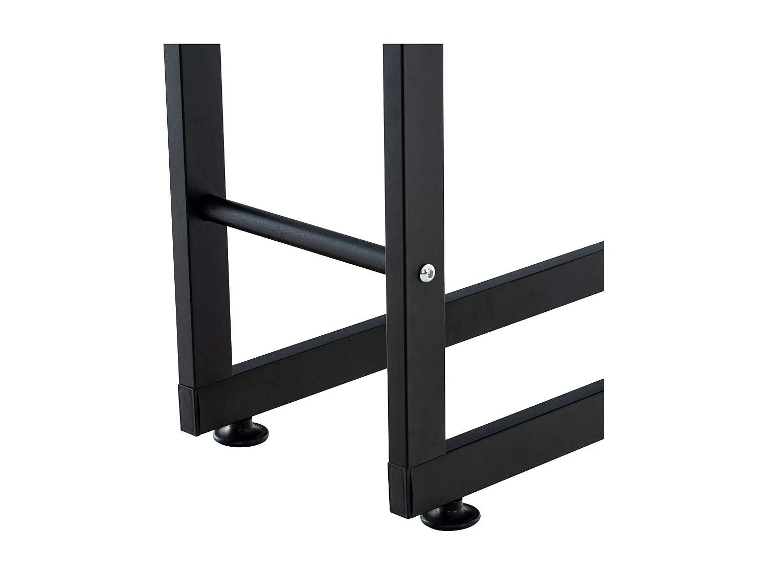 Leñero soportes para leña almacenamiento de metal negro negro 25x60x100 cm metal M10_004909