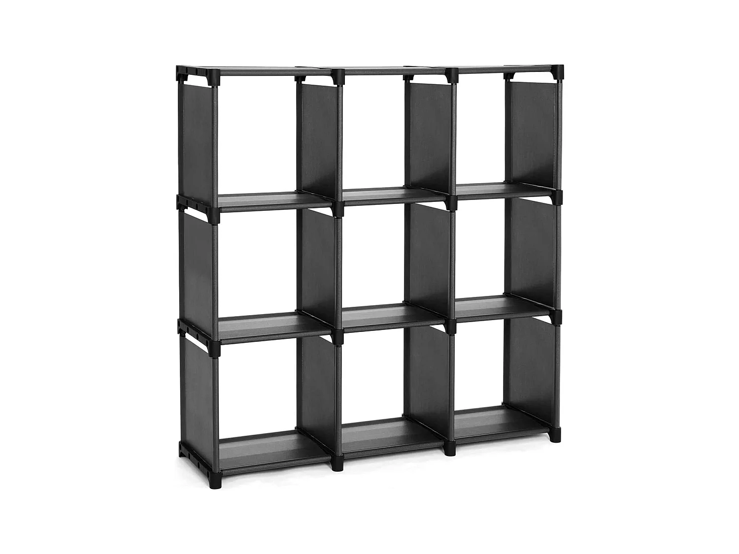 Étagère de rangement à noire 105 x 30 x 105 cm 12_0000500