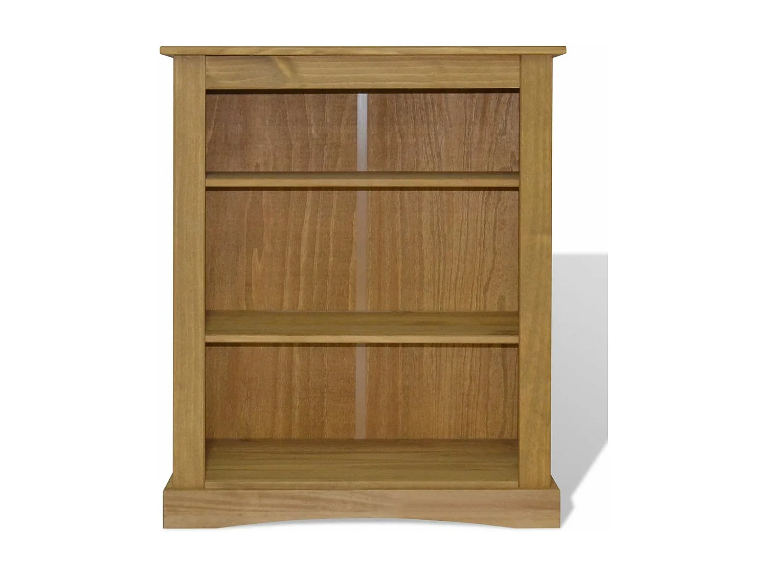 Scaffale libreria di design a 3 livelli in pino 100 cm beige 2702019/2