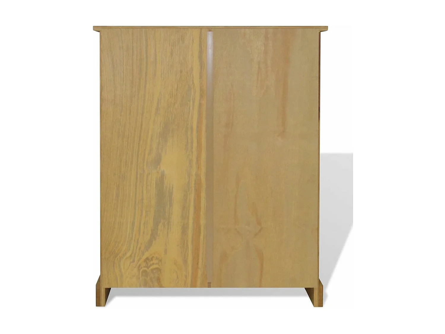 Scaffale libreria di design a 3 livelli in pino 100 cm beige 2702019/2