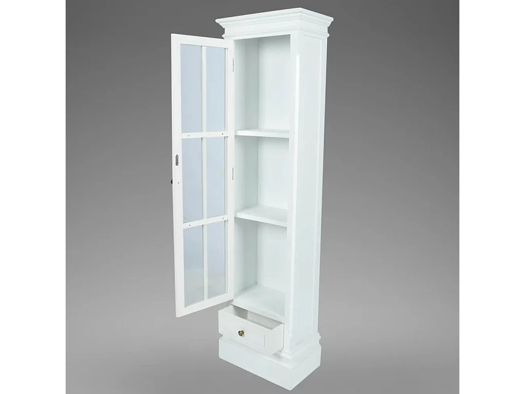 Mueble estantería mueble de diseño librería madera blanca 2702081/2