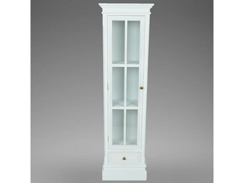 Mueble estantería mueble de diseño librería madera blanca 2702081/2