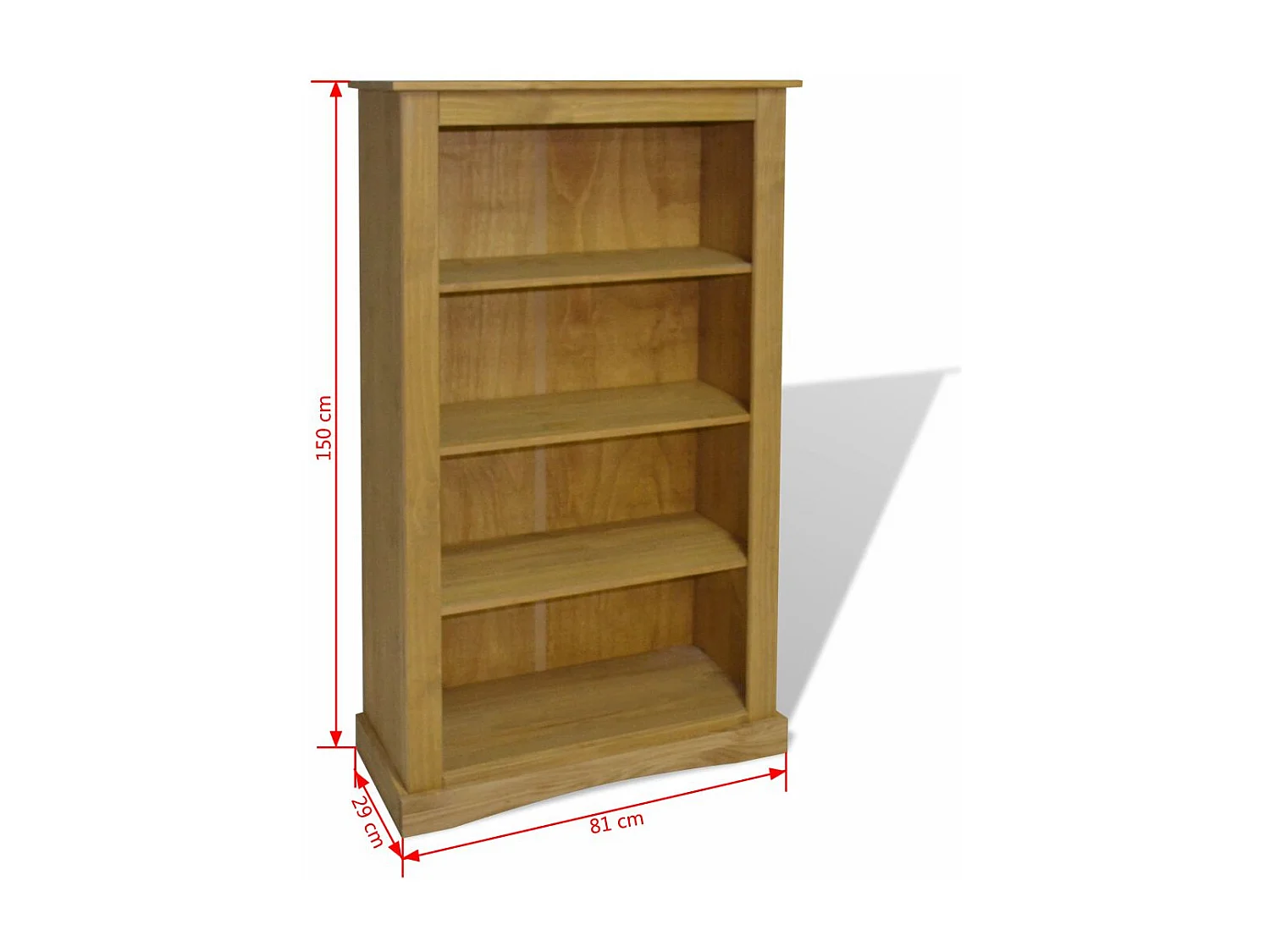 Étagère armoire meuble design marron 81 x 29 x 150 cm 2702017/2