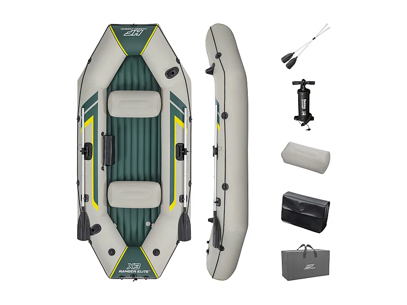 Bestway Bateau raft gonflable 3 places ranger elite 2,95 m - 65160