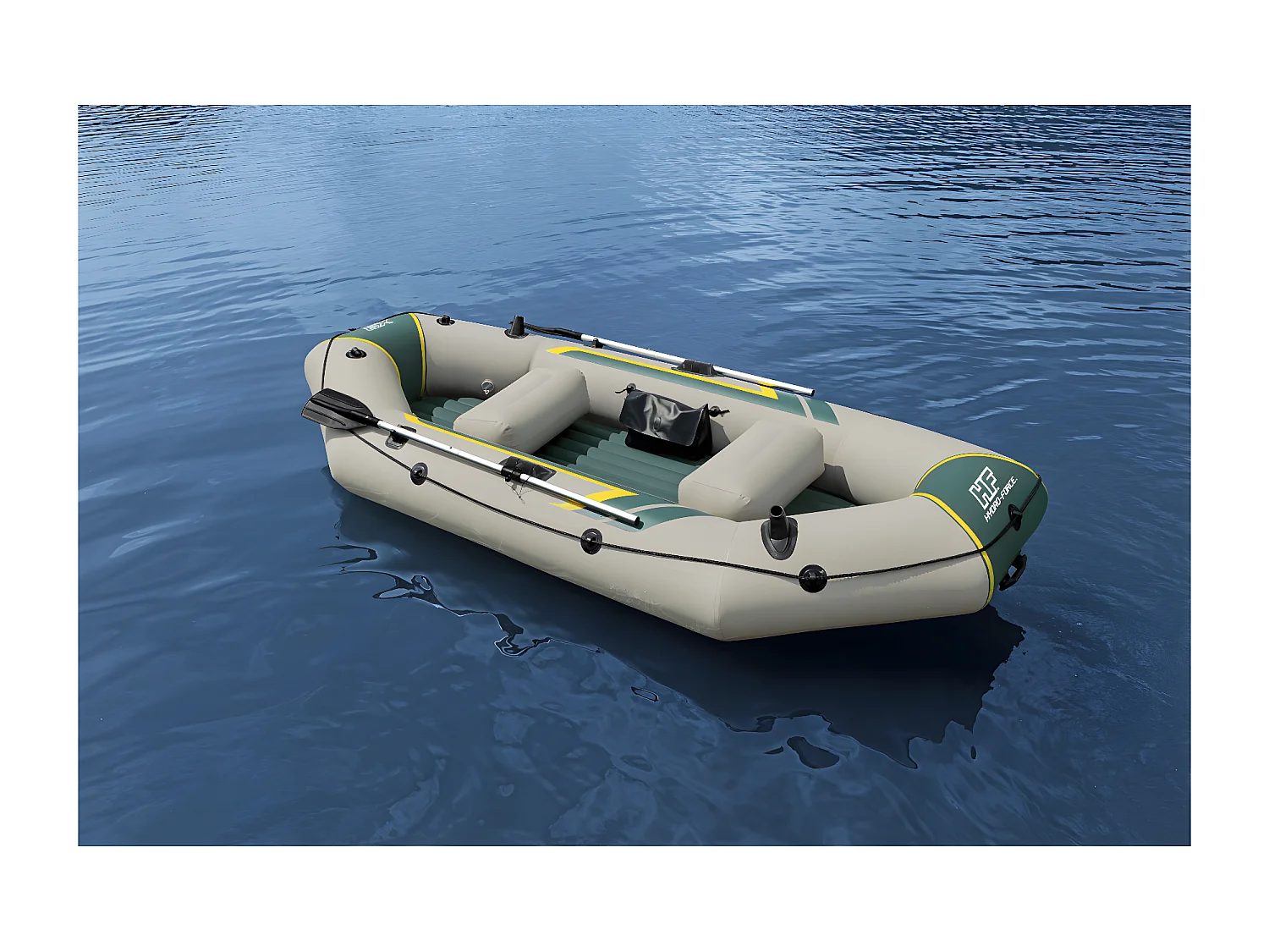 Bestway Bateau raft gonflable 3 places ranger elite 2,95 m - 65160