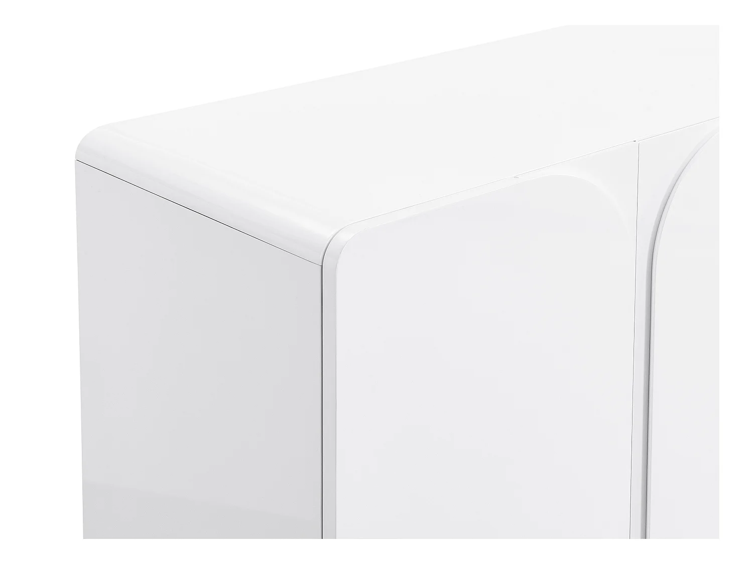 Buffetkast met 4 deurtjes van mdf - Wit - YELDINIA