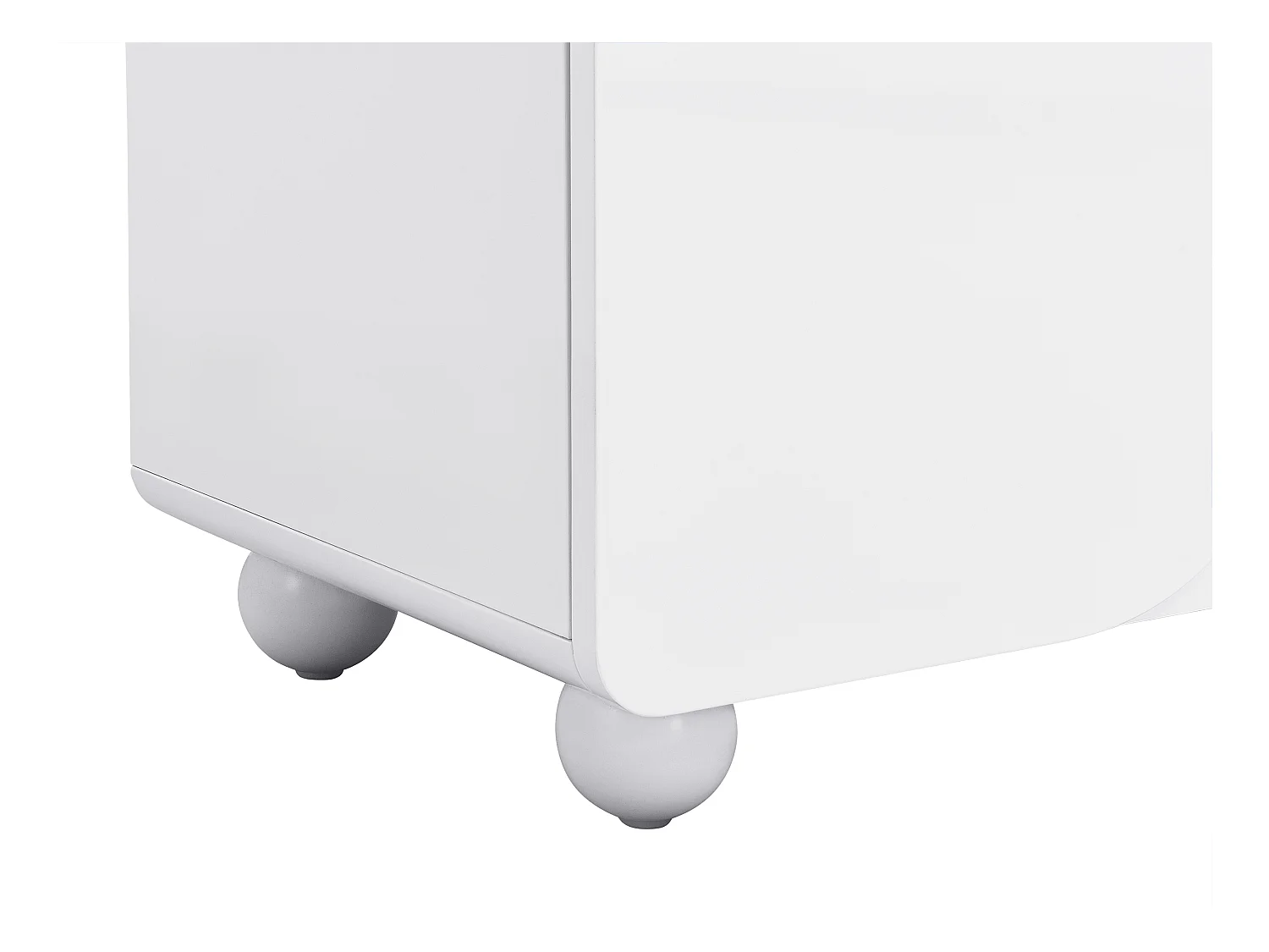 Buffetkast met 4 deurtjes van mdf - Wit - YELDINIA