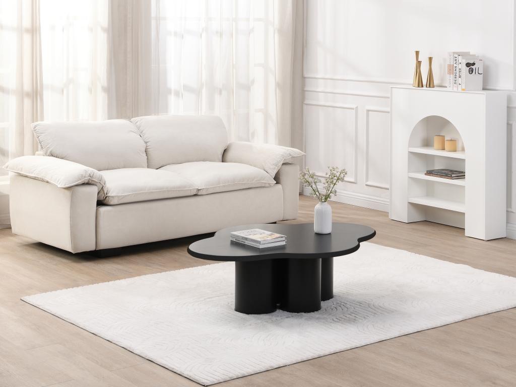 Couchtisch - MDF - Schwarz - YAVINA günstig online kaufen
