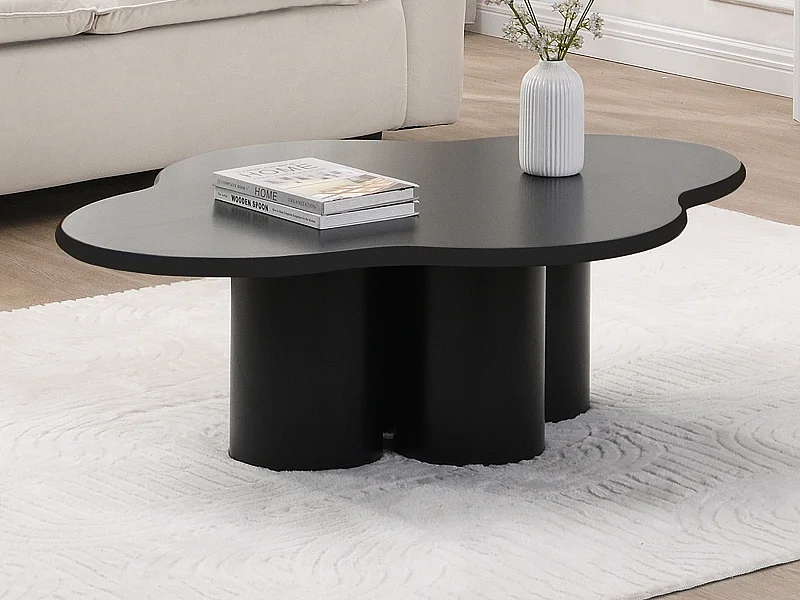 Couchtisch - MDF - Schwarz - YAVINA