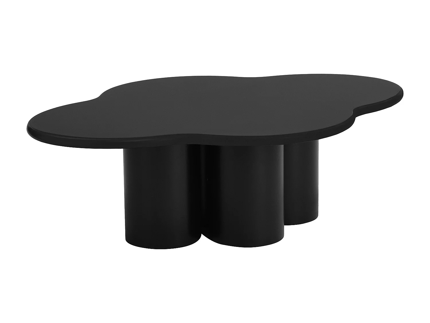 Table basse en MDF - Noir - YAVINA