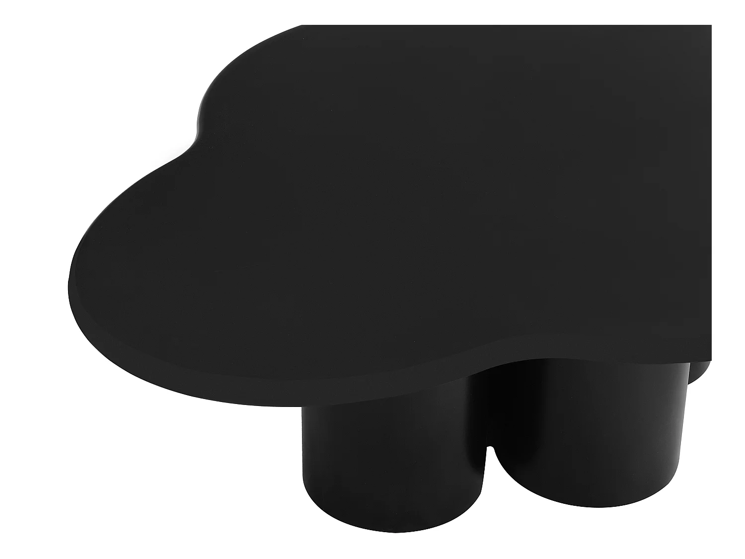 Table basse en MDF - Noir - YAVINA