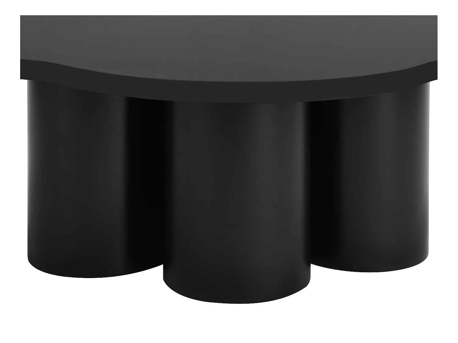 Table basse en MDF - Noir - YAVINA