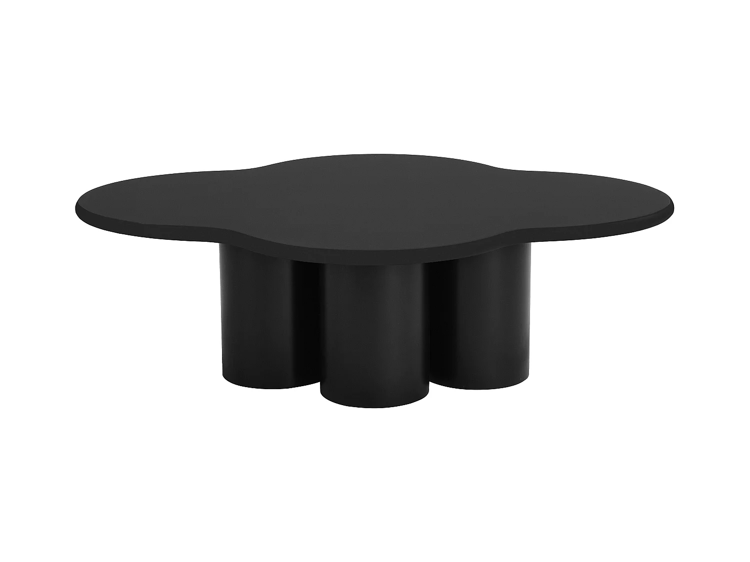 Table basse en MDF - Noir - YAVINA