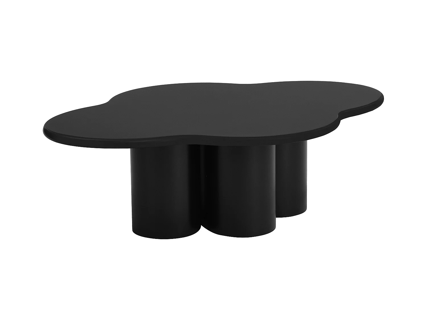 Table basse en MDF - Noir - YAVINA