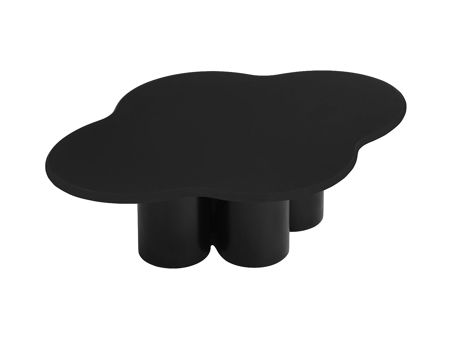 Table basse en MDF - Noir - YAVINA