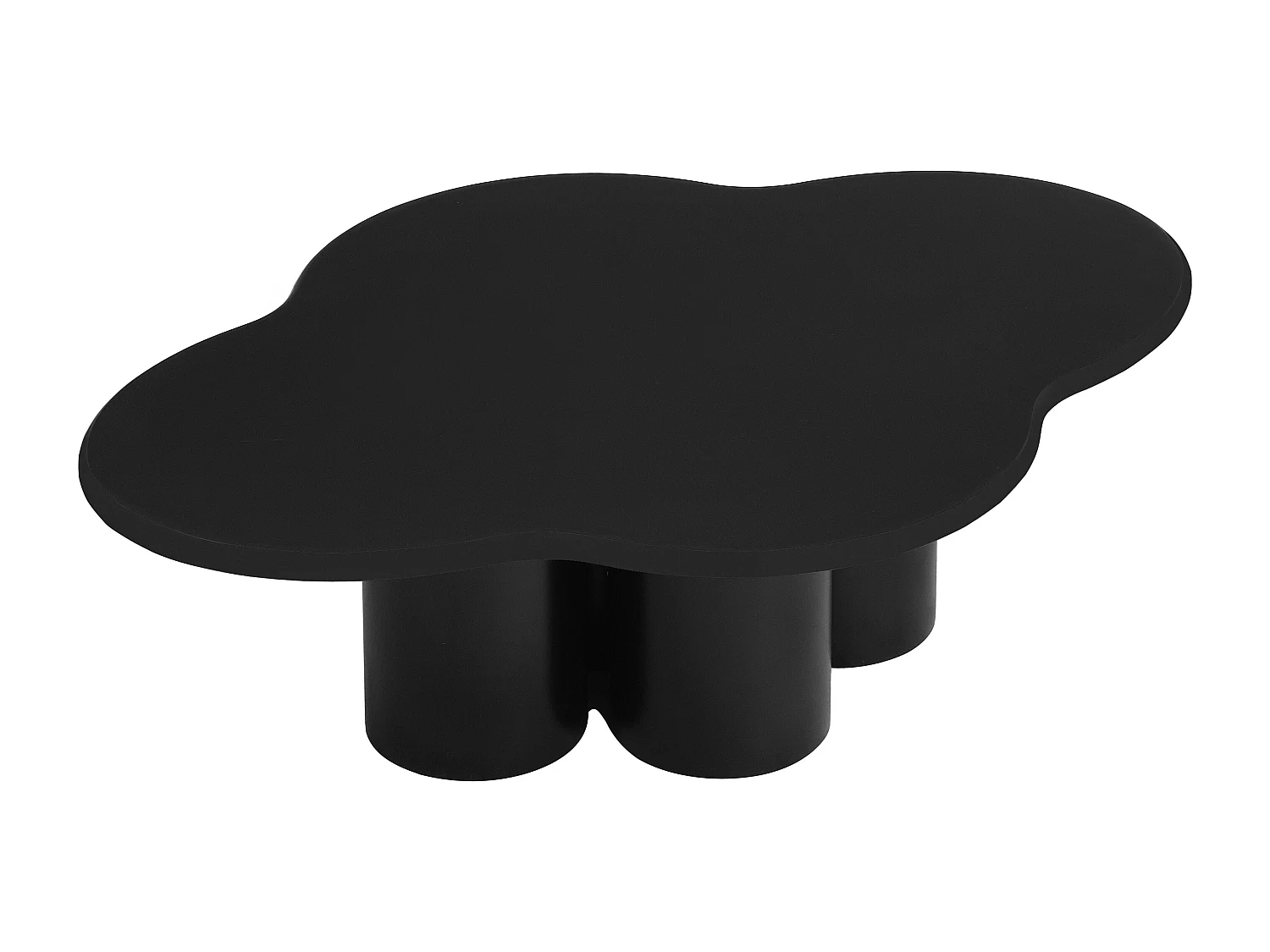 MDF-soffbord - Svart - YAVINA