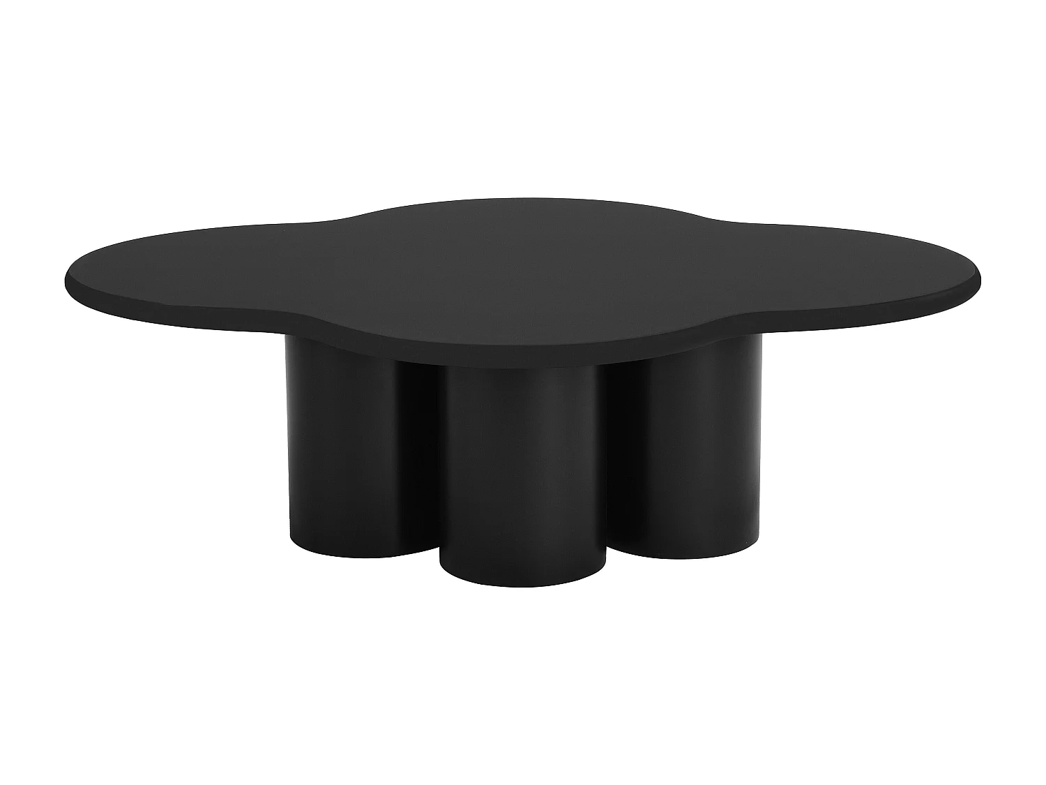 MDF-soffbord - Svart - YAVINA