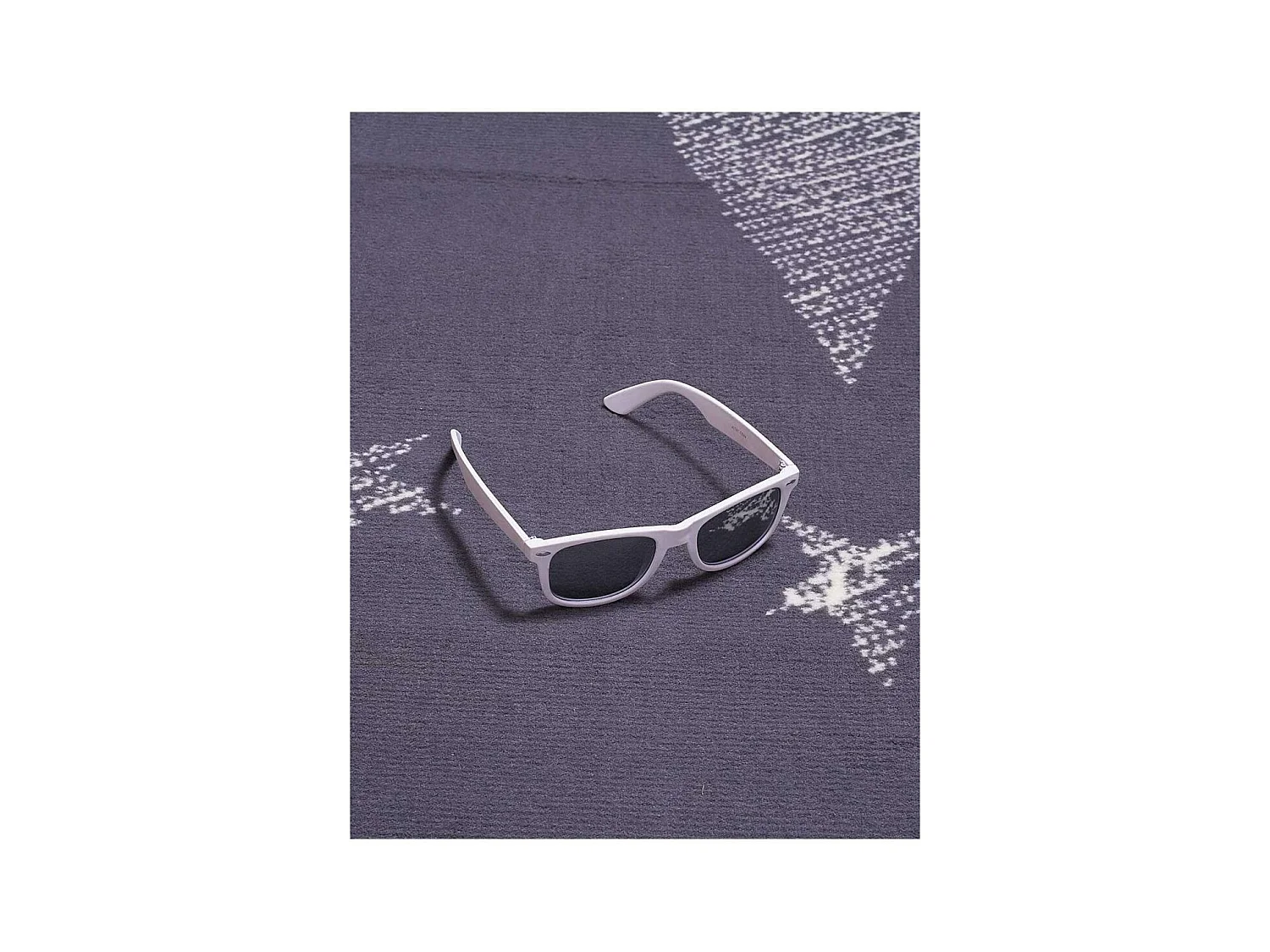 Tapis enfant 60x110 rectangle tissé gris LYN1 1ST START