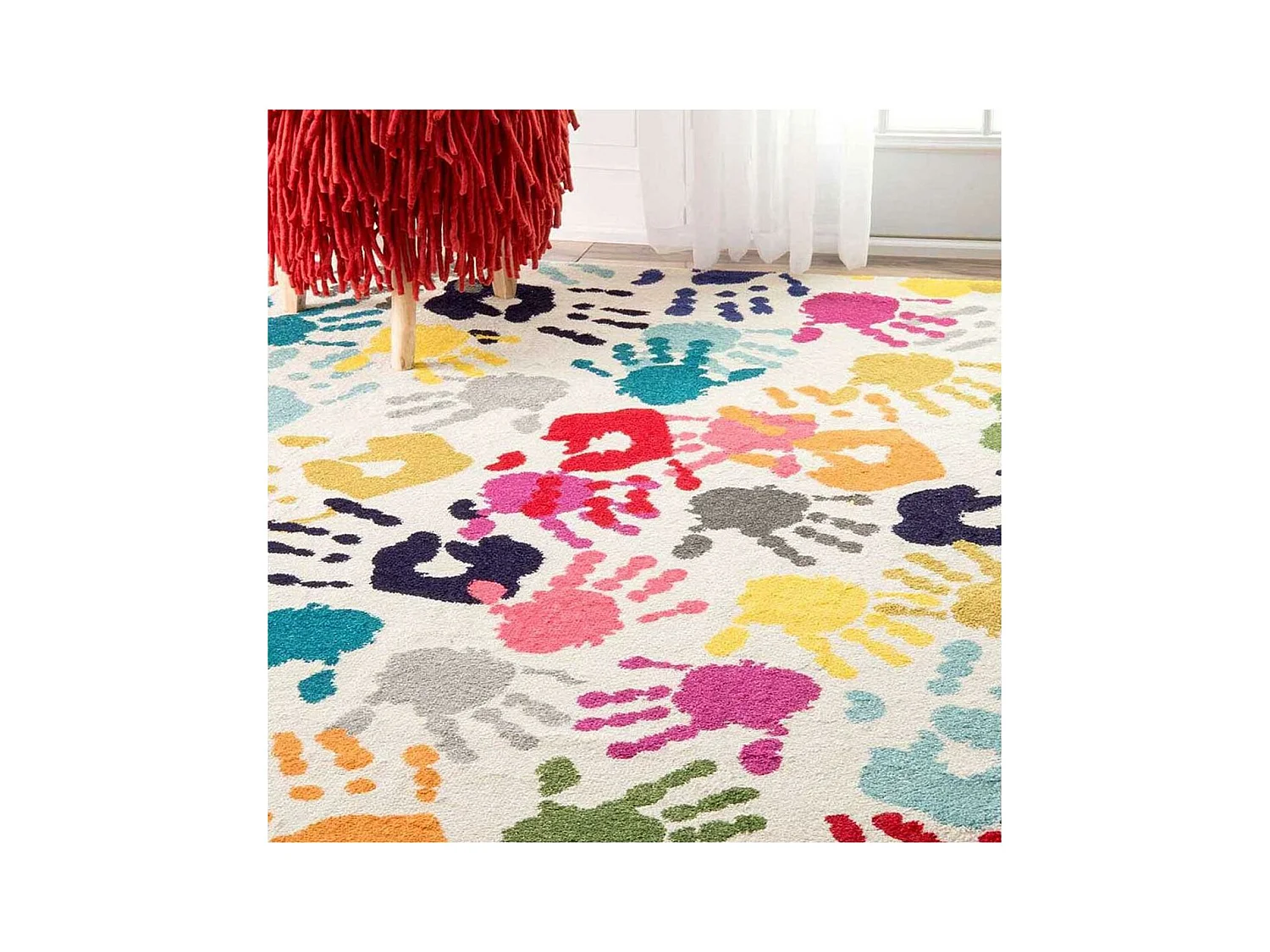 Tapis enfant 160x230 rectangle tissé multicolore LYN6 HANDI