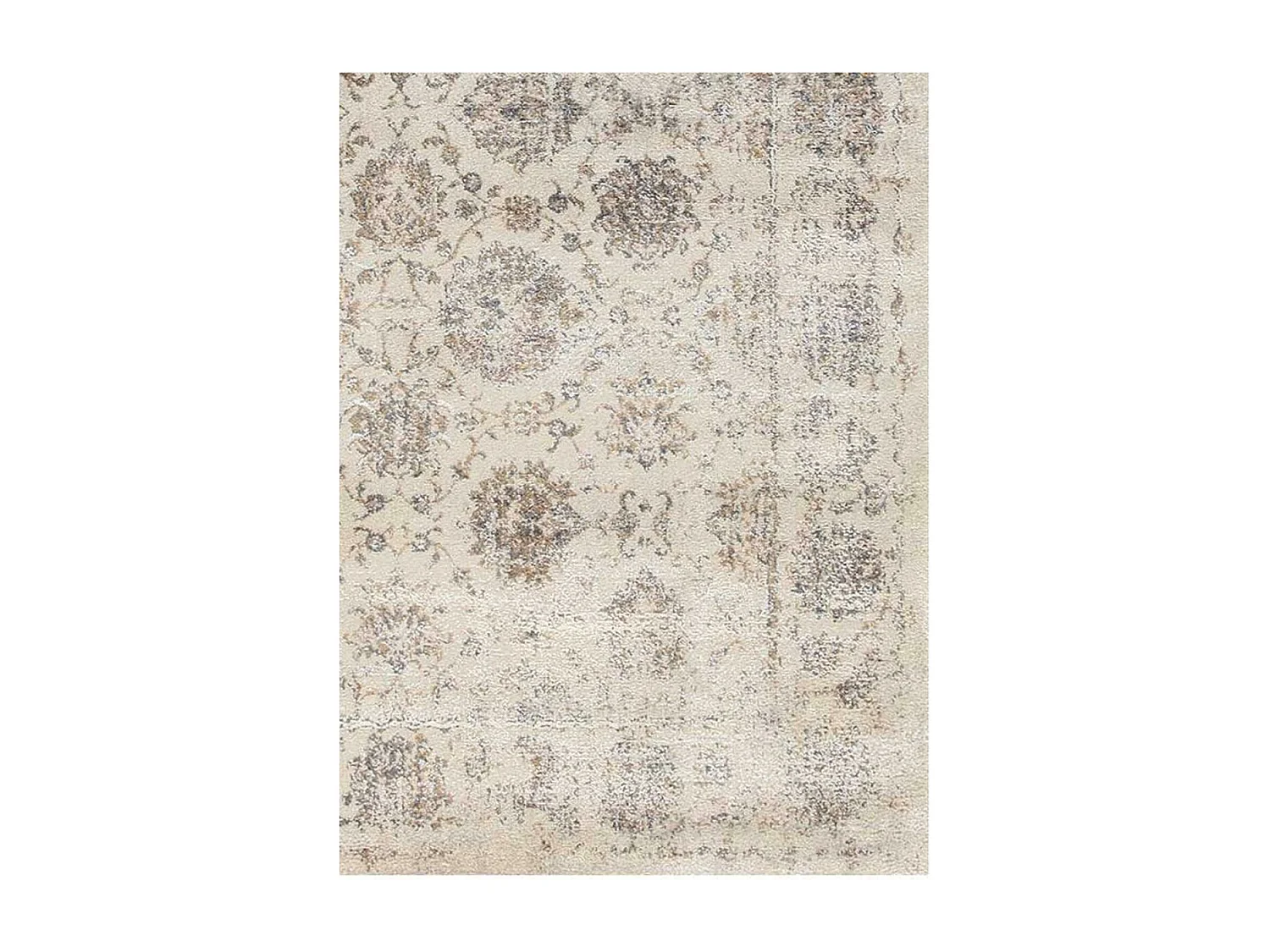tapis chambre 80x150 tissé crème rectangle motif géométrique GIORGIA 3