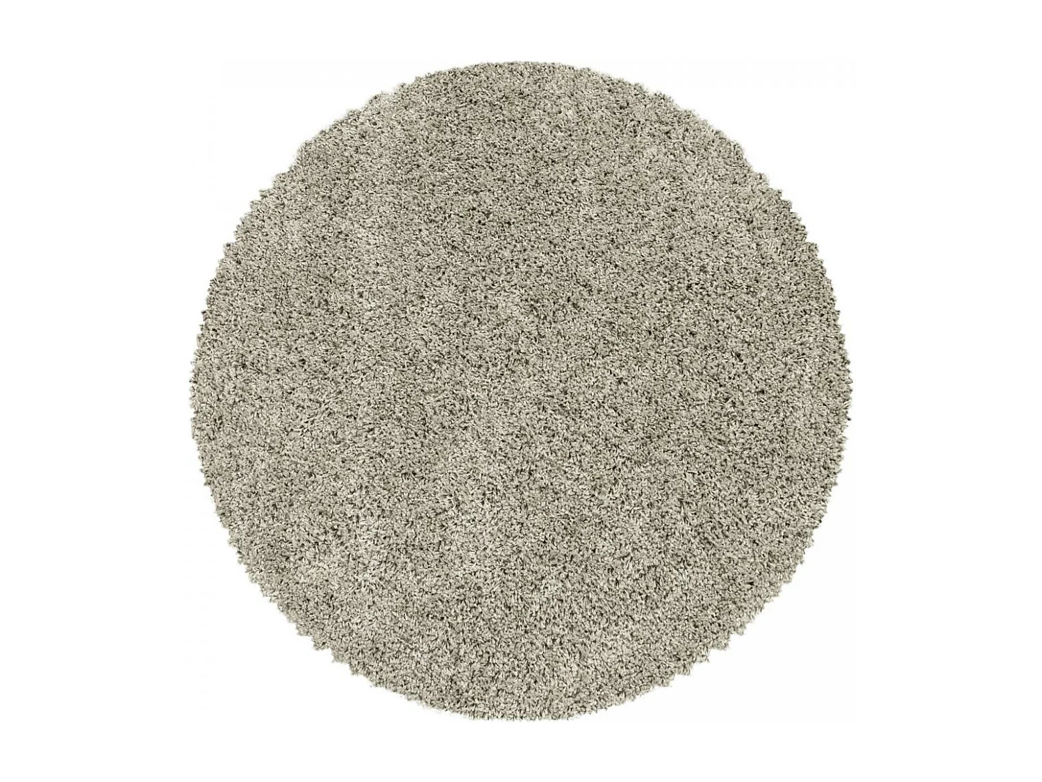 Tapis poils longs shaggy 200x290 rectangle tissé beige motif uni UNI I